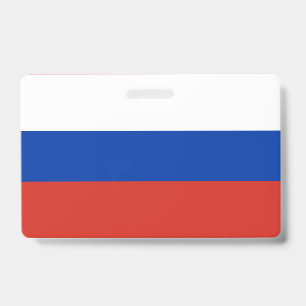 Russia flag badge