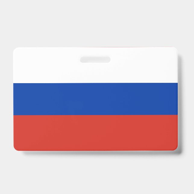 Russia flag badge (Front)