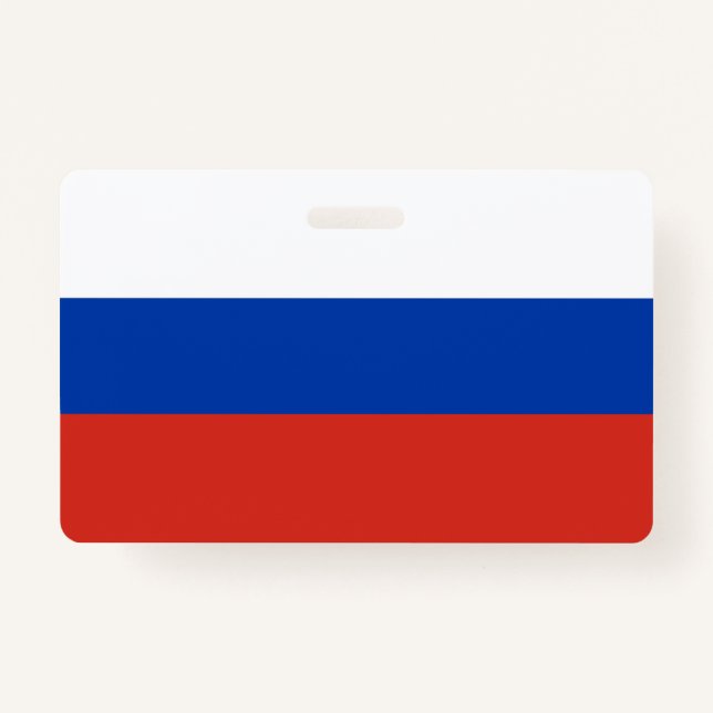 Russia flag badge (Front)