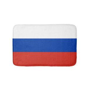 Russia flag bath mat