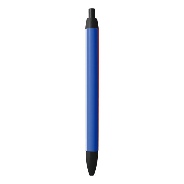 Russia Flag Black Ink Pen (Front Vertical)