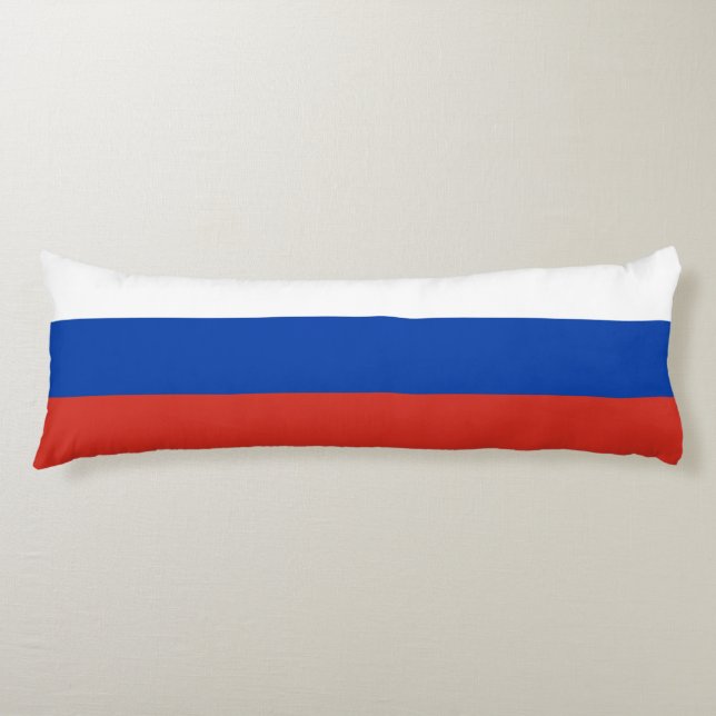 Russia Flag Body Pillow (Front)