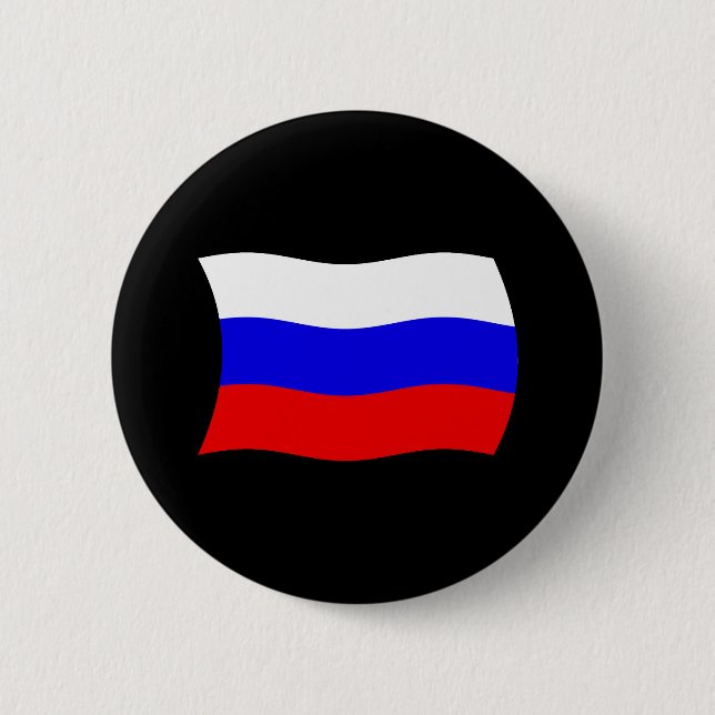 Russia Flag Button (Front)