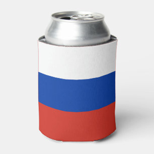 Russia Flag Can Cooler