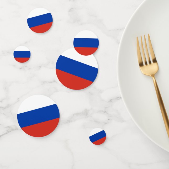 Russia flag confetti (Group)