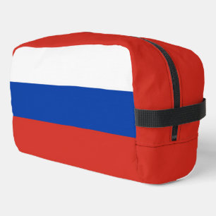 Russia flag dopp kit
