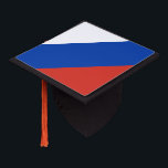 Russia Flag Graduation Cap Topper<br><div class="desc">Patriotic flag of Russia.</div>