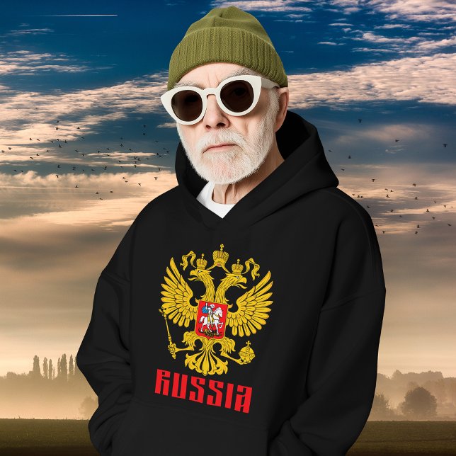 Russia Flag Imperial Eagle Russian Orthodox Hoodie (Creator Uploaded)
