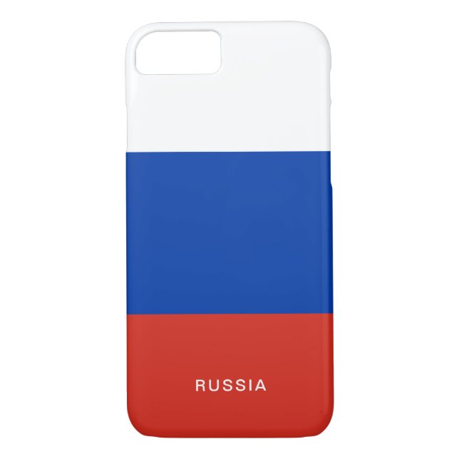 Russia Flag iPhone Case (Back)