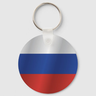 Russia flag keychain