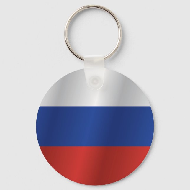 Russia flag keychain (Front)