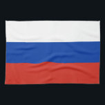 Russia flag kitchen towel<br><div class="desc">An ideal gift for all those who are patriotic of their country!</div>