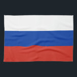 Russia flag kitchen towel<br><div class="desc">An ideal gift for all those who are patriotic of their country!</div>