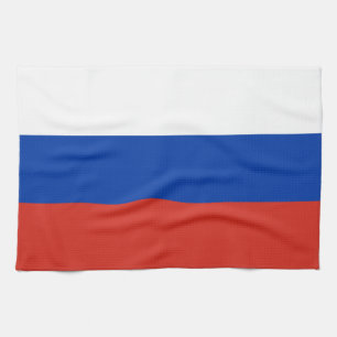 Russia flag kitchen towel