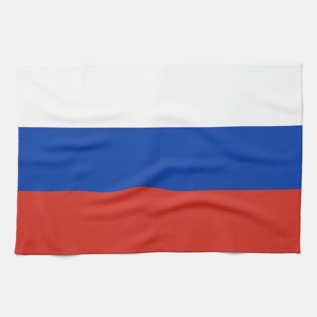 Russia flag kitchen towel (Horizontal)