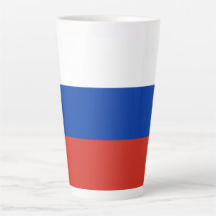 Russia flag latte mug
