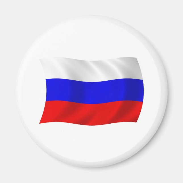 Russia Flag Magnet (Front)