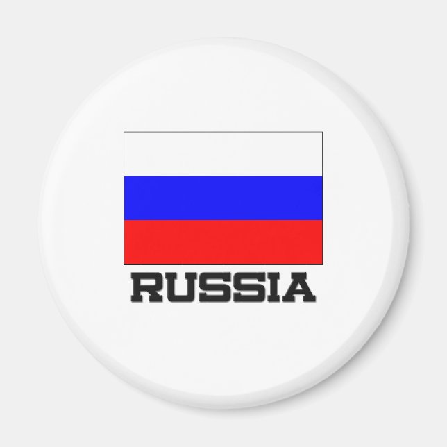 Russia Flag Magnet (Front)