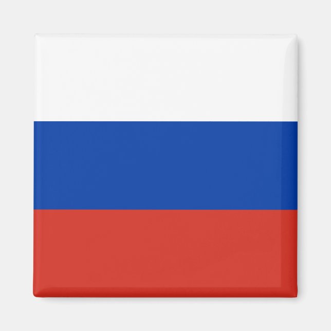 Russia flag magnet (Front)