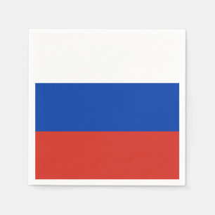 Russia flag napkin