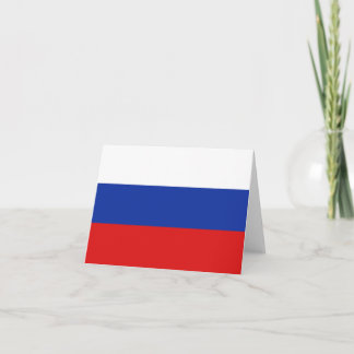 Russia Flag Notecard