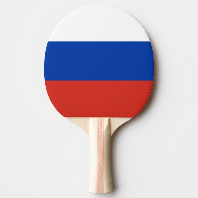 Russia Flag Ping Pong Paddle (Front)