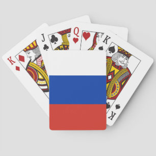 Russia Flag Playing Cards