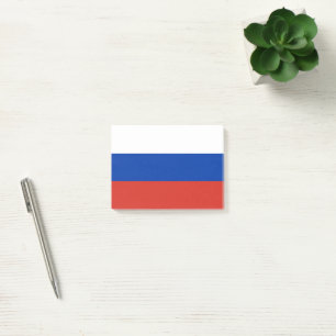 Russia flag post-it notes