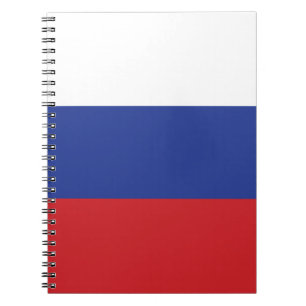 Russia Flag, Russian Patriotic Pride Gift Notebook