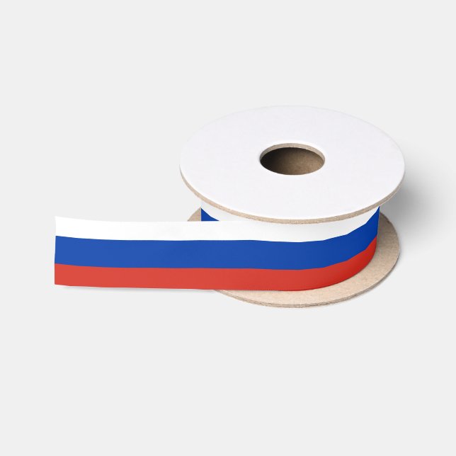 Russia Flag Satin Ribbon (Spool)