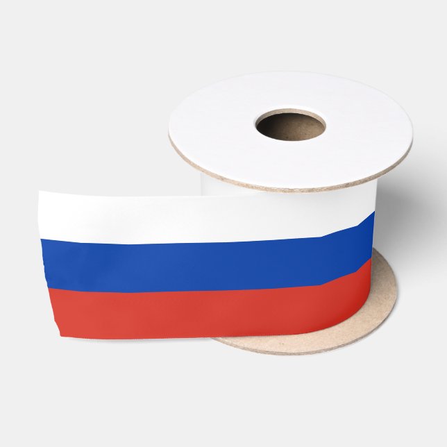 Russia Flag Satin Ribbon (Spool)