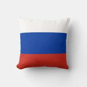 Russia Flag Throw Pillow