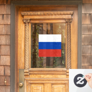 Russia flag window cling