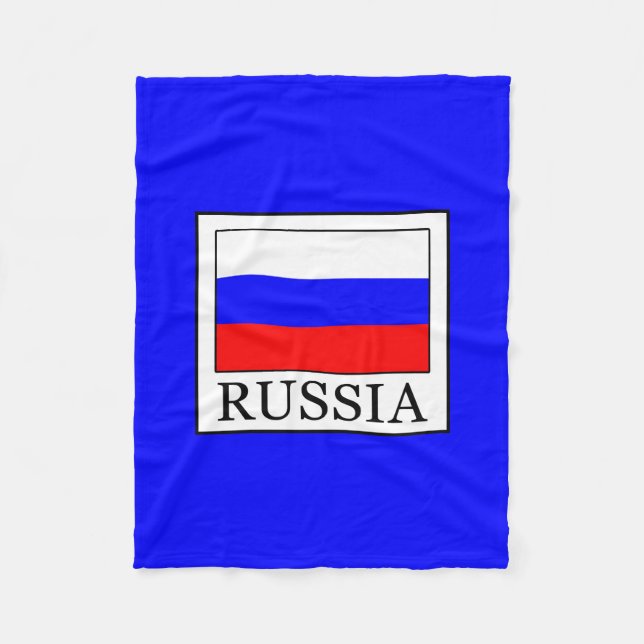 Russia Fleece Blanket (Front)