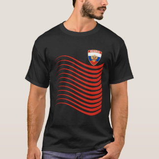 Russia Hockey Jersey Russia Flag Soccer Gift T-Shirt