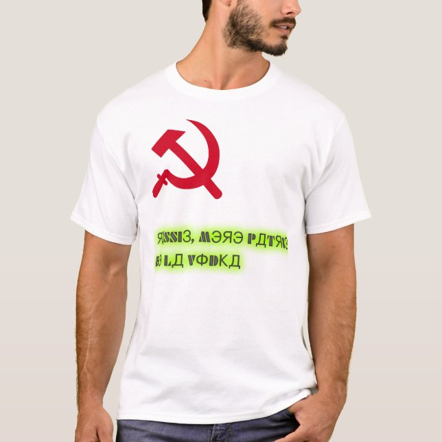 Russia, Homeland of Vodka :DD T-Shirt (Front)
