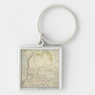 Russia in Asia Keychain