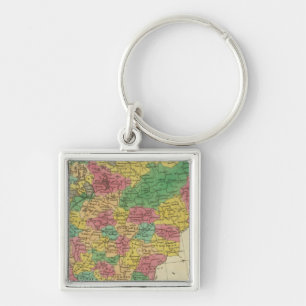 Russia In Europe Keychain