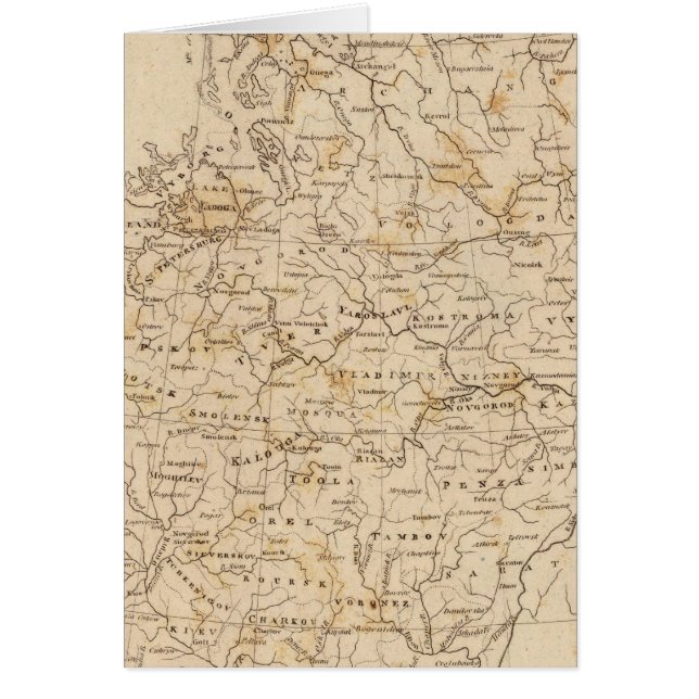 Russia in Europe Map by Arrowsmith (Front)