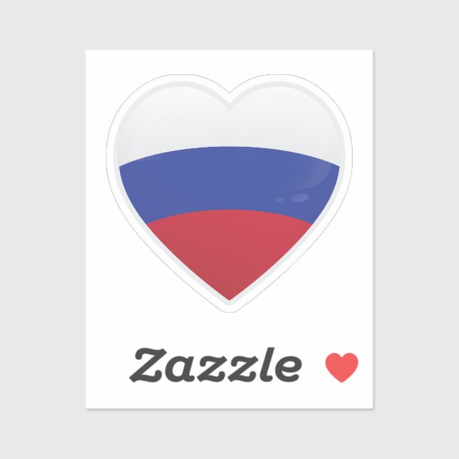 Russia  Love Flag (Sheet)