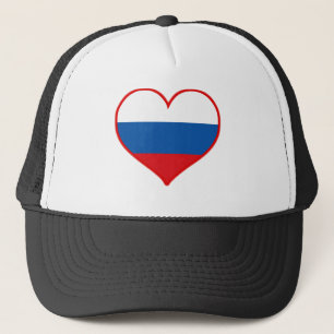 Russia Love Trucker Hat