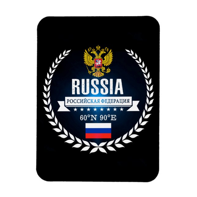 Russia Magnet (Vertical)