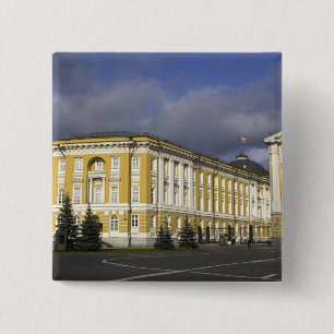 Russia, Moscow, Kremlin, Senate Palace, 2 Inch Square Button