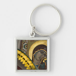 Russia, Moscow, Red Square. Our Lady of Kazan Keychain