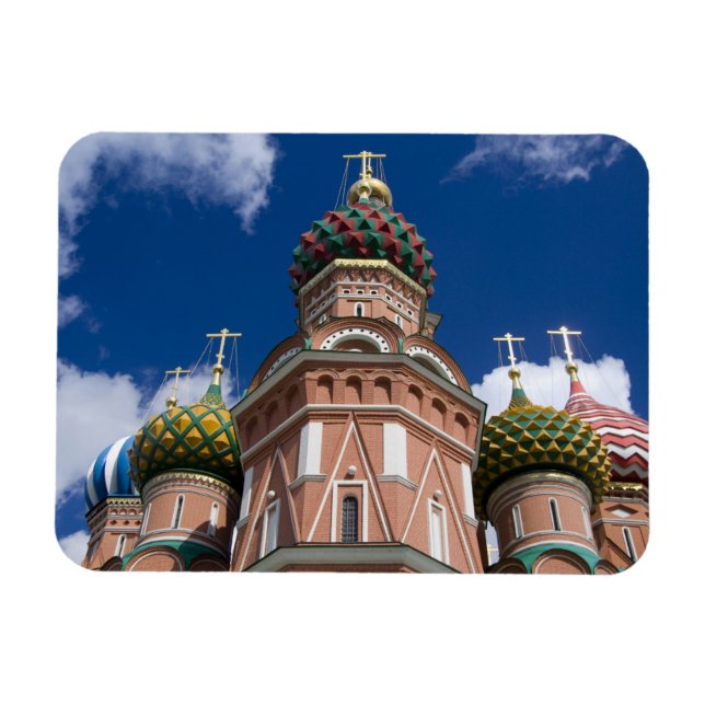Russia, Moscow, Red Square. St. Basil's 2 Magnet (Horizontal)