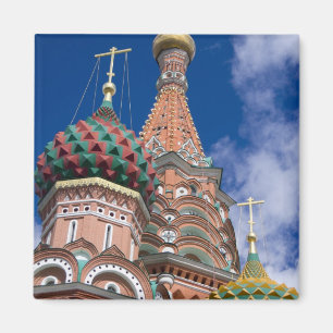 Russia, Moscow, Red Square. St. Basil's 5 Magnet