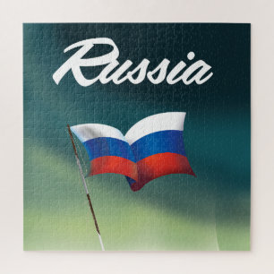 Russia National Flag Jigsaw Puzzle
