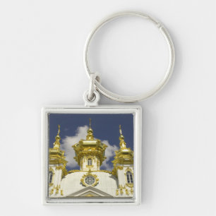 Russia. Petrodvorets. Peterhof Palace. Peter the 4 Keychain