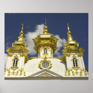Russia. Petrodvorets. Peterhof Palace. Peter the 4 Poster