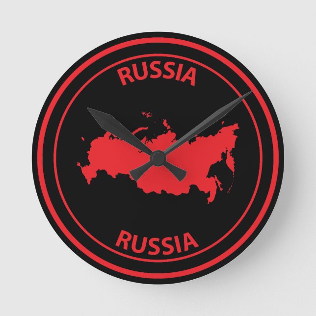 Russia Round Clock (Front)